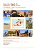 Carte et programme du circuit depart Agadir de 5 jours avec la plage Blanche