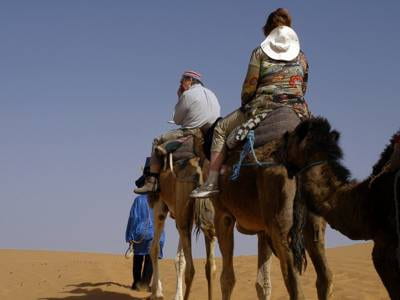 Circuit 4x4 Ouarzazate, randonnee chameliere dans les dunes de Merzouga