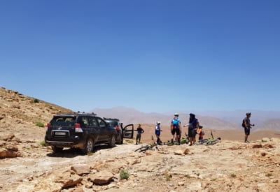 VTT Maroc, piste des contreforts de l'Atlas