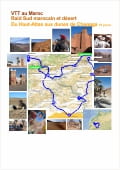 VTT Maroc, carte du raid Haut-Atlas-Chegaga