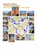VTT Maroc, carte du raid Haut-Atlas Sahara