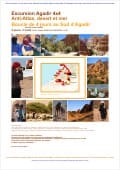 Carte et programme du circuit depart Agadir de 4 jours