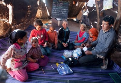 Ecole des enfants nomades