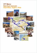 VTT Maroc, carte du raid Haut-Atlas, Saghro, Draa