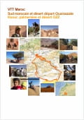 VTT Maroc, carte du raid Ksour, palmeraies et desert depart Ouarzazate